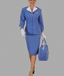 Disguises Air Hostess Pan Am Womens Hire Costume