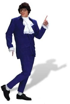 Disguises Austin Powers Mens Hire Costume 3 Disguises Austin Powers Mens Hire Costume