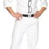 Disguises Baseball Player Retro Mens Hire Costume