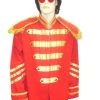 Disguises Stg. P 60's Pop Star Mens Hire Costume Red Mens Hire Costume