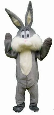 Disguises Bunny Grey Adult Mascot Hire Costume 3 Disguises Bunny Grey Adult Mascot Hire Costume