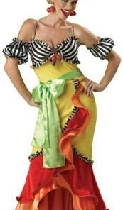 Disguises Cha Cha Cha Womens Hire Costume
