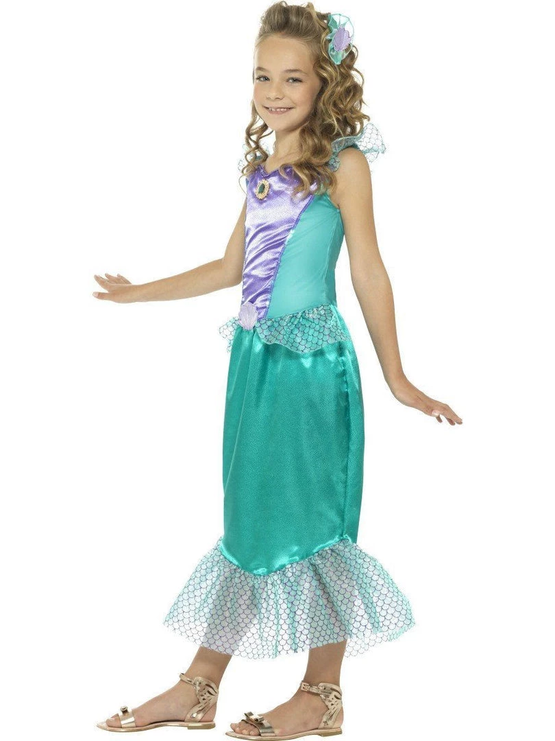 Smiffy's Mermaid Little Deluxe Princess Girls And Tween Size Costume 4 Smiffy's Mermaid Little Deluxe Princess Girls And Tween Size Costume