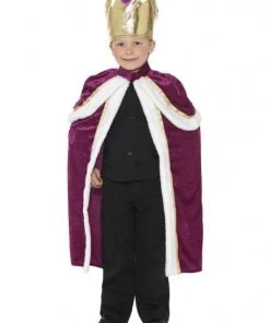 Smiffy's Kids King Robe Children's Costume