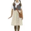 Smiffy's School Girl Old Fashion Wartime Book Week Character Costume