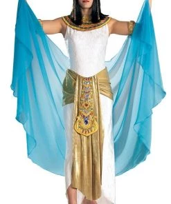 Rubie's Cleopatra White And Blue Womens Hire Costume