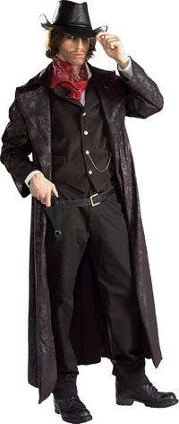 Rubie's Outlaw Cowboy Mens Hire Costume 3 Rubie's Outlaw Cowboy Mens Hire Costume