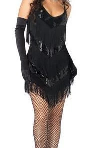 Disguises Roxie Flapper Women's Hire Costume 1920's Fancy Dress Womens