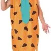 Disguises Fred Flintstone Mens Hire Cartoon Costume