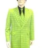 Disguises Gangster Zoot Suit Green Men's 1920's Hire Costume Mens
