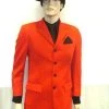 Disguises Mens Gangster Zoot Suit Red Men's 1920's Hire Costume