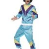 Smiffy's Eighties 1980's Tracksuit Men's Costume