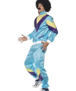 Smiffy's Eighties 1980's Tracksuit Men's Costume