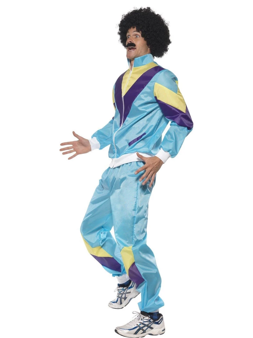 Smiffy's Eighties 1980's Tracksuit Men's Costume 4 Smiffy's Eighties 1980's Tracksuit Men's Costume