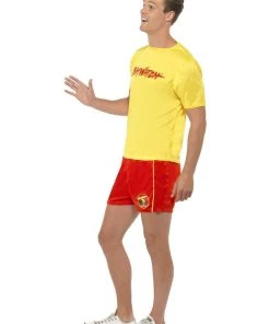 Smiffy's Baywatch Lifeguard Mens Beach Patrol Fancy Dress Party Costume