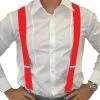 Carnival Products Braces Red Pants Suspenders