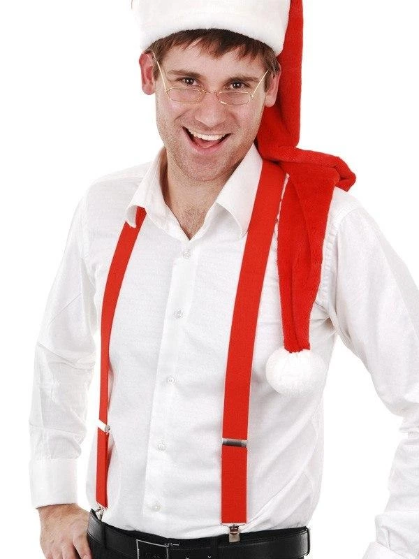 Carnival Products Braces Red Pants Suspenders 4 Carnival Products Braces Red Pants Suspenders