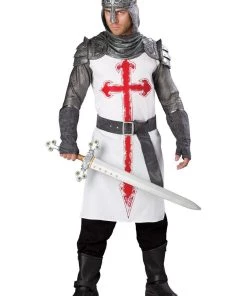 In Character Mens Crusader Medieval Knight Adult Hire Costume