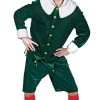 Disguises Holly Jolly Elf Adult Hire Costume Mens