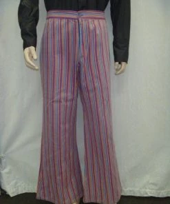 Disguises Flares Mens Hire 1970s Costume Pants
