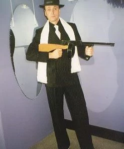 Disguises Gangster Double Breasted Mens Hire Costume For Hire