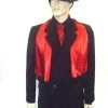Disguises Gangster Red Pin Stripe Men's 1920's Hire Costume