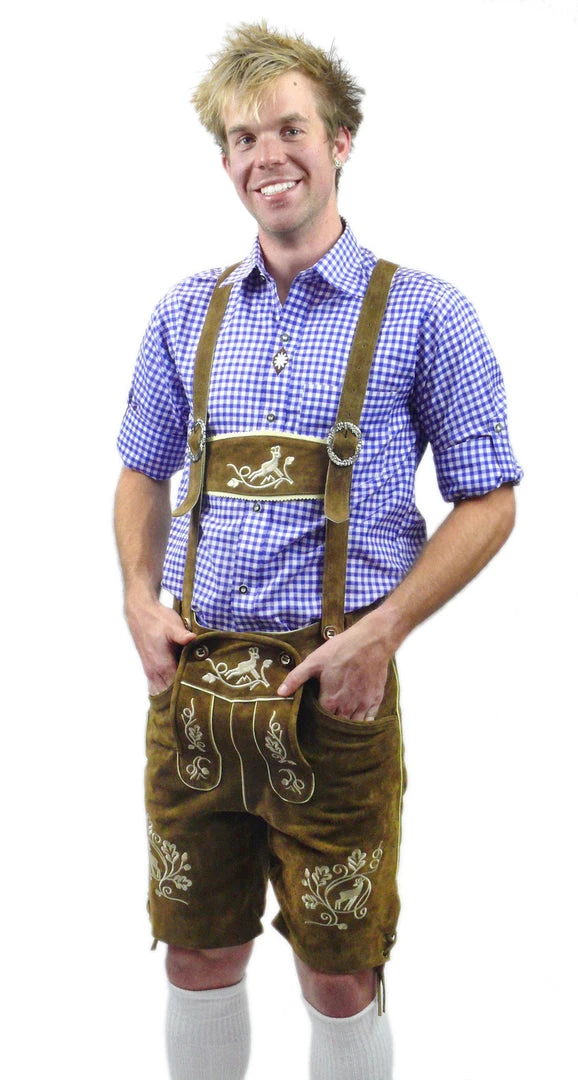 Disguises Mens Oktoberfest Traditional Authentic Lederhosen And Blue Shirt 5 Disguises Mens Oktoberfest Traditional Authentic Lederhosen And Blue Shirt
