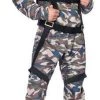 Leg Avenue Paratrooper Camouflage Jumpsuit Mens Costume Hire