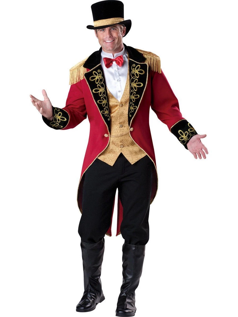 In Character Mens Ringmaster Adult Circus Hire Costume 3 In Character Mens Ringmaster Adult Circus Hire Costume