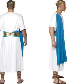 Smiffy's Caesar Men's Costume Roman Toga Fancy Dress Greek Party Outfit