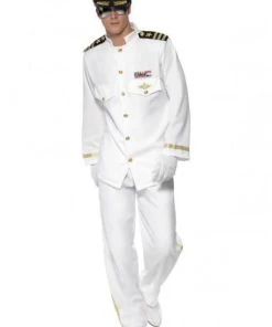 Smiffy's Mens Sailor Captain Deluxe Men's Costume