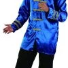 Interalia Rock-star Blue Jacket Costume 60s 70s Fancy Dress Outfit For Sale