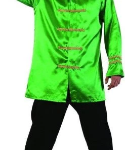 Interalia Rock-star Pop Star Green Jacket Costume 60s 70s Fancy Dress Outfit Mens