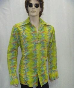 Disguises Shirts 60s And 70s Mens Hire Costumes