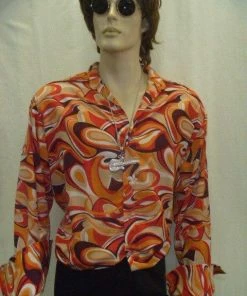 Disguises Shirts 60s And 70s Mens Hire Costumes