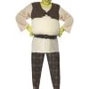 Smiffy's Shrek Adult Costume Fancy Dress Party Fairytale Ogre Outfit Mens