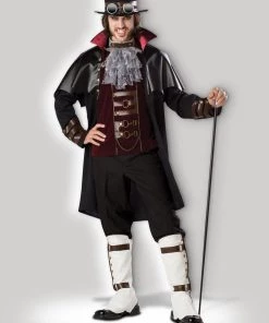 In Character Vampire Steampunk Victorian Gent Hire Costume