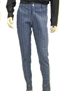 Disguises Stove Pipe Trousers Men's Hire Costume 1960's Fancy Dress Mens