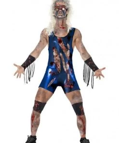 Smiffy's Mens Zombie Wrestler Adult Halloween Costume