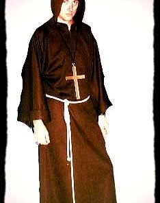Disguises Mens Monk Brown Costume For Hire