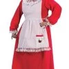Disguises Mrs Claus Traditional Plus Womens Costume Hire