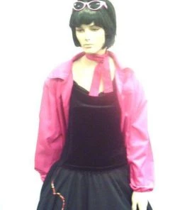 Disguises Pink Ladies Set Women's Hire Costume 1950's Grease Fancy Dress Womens