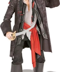 Disguises Pirate Captain Cutthroat Mens Costume Hire