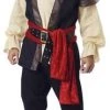 Disguises Pirate Captain Dread Mens Costume Hire
