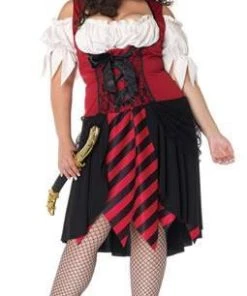 Disguises Pirate Wench Crimson Womens Costume Hire