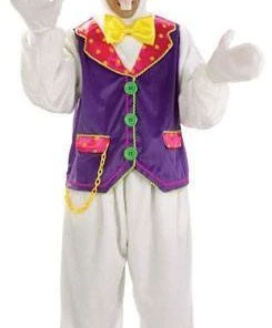 Disguises Womens Rabbit White Hire Costume Alice In Wonderland Fancy Dress