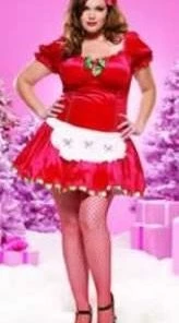 Disguises Candy Miss Santa's Helper Womens Costume Plus