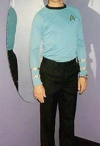 Disguises Star Trek Original Blue Shirt Mens Costume Hire