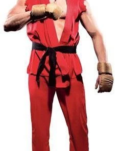 Disguises Ken Street Fighter Men's Hire Costume Video Game Fancy Dress Mens