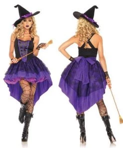 Disguises Witch Broomstick Babe Womens Costume Hire